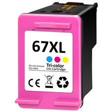 1-3PK 67-XL  67XL XXL Black & Color Ink for HP Deskjet 4155e Plus 4122 4132 4155 picture