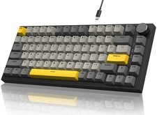 AJAZZ AK820 Wired Keyboard AS Red Switch White Light Two-Tone PBT Keycaps picture