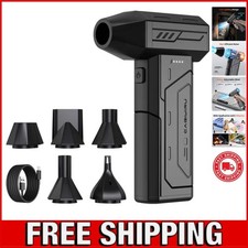 WeePro Compressed Air Duster 180000RPM Cordless Mini Turbo Fan, 3-Speed Vacuum picture