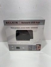 Belkin Network USB HUB F5L009 Ver 2 Share Printers & USB Devises NEW Sealed. picture