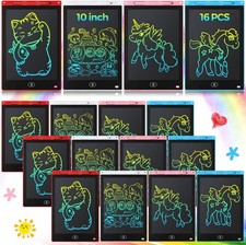 Tinlade 16 Pack LCD Writing Tablet 10 Inch Bulk Kids Drawing Pad Erasable Tod... picture