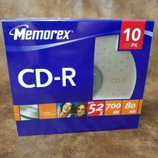 Memorex CD-R 10 Pack Recordable Compact Disc Multi Speed 700 MB 80 Minutes picture