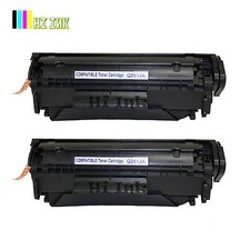 2PK New Q2612A 12A Toner Cartridge For Hp Laserjet 1018 1012 1010 1020 1022 3015 picture