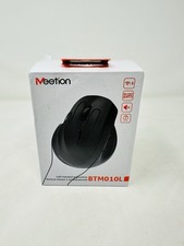 Meetion Left Handed Ergonomic Vertical Mouse 2.4G Bluetooth BTM010L NEW Open Box picture