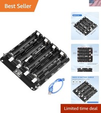 18650 Battery Holder Li-ion Battery with 4-Compartment Support Micro USB 5V/3... picture