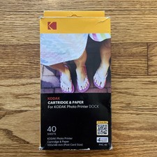 Kodak EasyShare PH-40 Color Cartridge & Photo Paper Kit 40 4X6 New picture