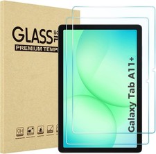 2 Pack Galaxy Tab A11 Plus 11 Inch Screen Protector Tempered Glass for Tab A11+ picture