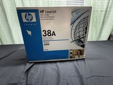 NEW Open Box Genuine HP 38A LaserJet Black Print Cartridge 4200 4200L Q1338A picture