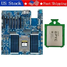 Gigabyte MZ32-AR0(MZ32-001) SP3 Motherboard+AMD EPYC 7352 24C 48T 2.3GHz CPU picture