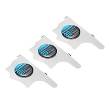 3pcs Stainless Steel Metal Flat Curved Spudger 0.12mm Thin Pry Opening Tool picture