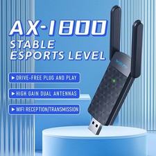 1800Mbps WiFi 6 802.11ax Dual-Band USB 3.0 Wireless Adapter for PC Desktop picture