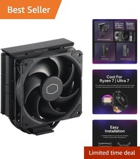Hyper 212 Black CPU Air Cooler, 4 Heat Pipes, PWM Fan picture