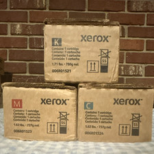Xerox Genuine Laser Toner Set Black/Magenta/Cyan 006R01521/23/24 picture