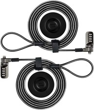 Laptop Cable Lock 4 Digital Combination Lock Computer Cable Lock Anti Theft C... picture