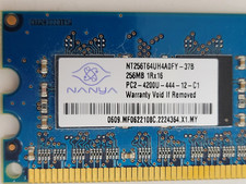 NANYA (NT256T64UH4AQFY-37B) (PC2-4200U-444-12-C1) 256MB 1Rx16 Memory RAM picture