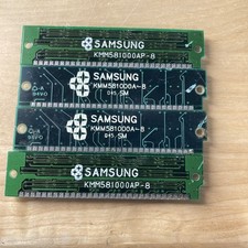 4x Samsung KMM581000A-8 SIMM RAM , 30-Pin, 1MX8, 80ns, CMOS, PSMA30 Corroded picture