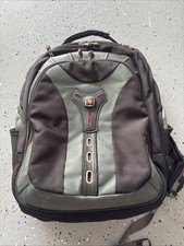 Swiss Gear Wenger Pegasus 17” Laptop Backpack Black/Blue EUC picture