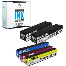 CMYi 5-Pack Compatible 980 Ink fits HP OfficeJet Enterprise Color MFP X585f picture