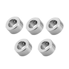 5 Pcs 8mm Shaft Lock Collar T8 Lead Screw Lock Nickle Plated Iron Isol MIZG picture