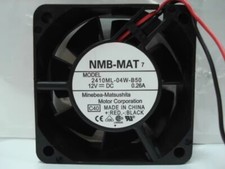 NMB 2410ML-04W-B50-C40 DC12V 0.26A 6CM 2-Wire Dual Ball Cooling Fan picture