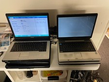 Lot of  5 Toshiba Satellite laptops - (3) L305, (2) L205 for parts/repair picture