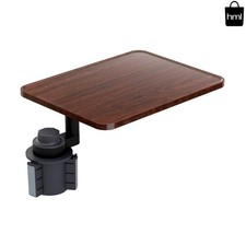 360° Rotating Wood Car Tray & Desk for Laptop - Steering Wheel Cup Holder T picture
