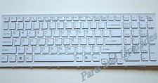 OEM Sony Vaio VPCEB11FM VPCEB15FM VPCEB23FM VPCEB32FM White Keyboard W/Frame NEW picture