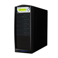 SharkCopier 4 Target 24X CD DVD Duplicator Copier Tower with 2 TB HDD + USB 3.0 picture