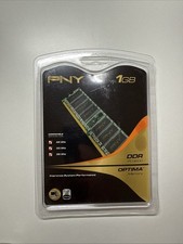 NEW PNY Optima 1GB DDR 400 MHz PC3200 Desktop DIMM Memory Module MD1024SD1-400 picture