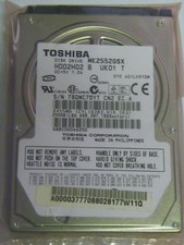 Toshiba MK2552GSX (HDD2H02 B UK01 T) 010 A0/LV010M Laptop 250GB 2.5