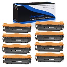 8 Pack Black CC530A 304A Toner For HP LaserJet CP2020 CM2320 CP2025 MFP picture