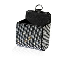 Car Vent Storage Organizer, Bling Car Vent Storage with Hook, Rhinestone Cars... picture