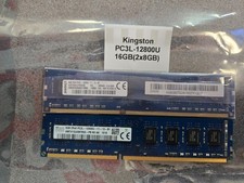 Kingston 16GB (2x8gb) PC3L-12800U DDR3-1600 DesktopMemory RAM picture