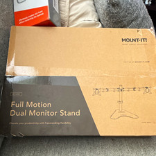 Mount-It MI-4781 Full Motion Dual Monitor Stand, VESA 75x75/100x100 Black picture