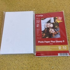 4 X 6 GLOSSY PHOTO PAPER 55 Sheets In Two Sealed Packs,NEW picture