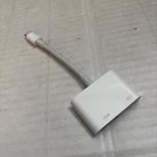 Genuine Apple Lightning Digital AV Adapter A1438 MD826AM/A HDMI OEM WORKS EUC picture