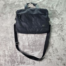 Pt Black Quilted Laptop Briefcase Bag w/ Shoulder Strap | Business Samsonite picture