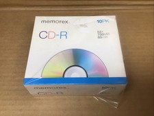 NEW 10 x  Memorex CD-R  52 X  700 MB 80 Minutes 10 CDs & Jewel Cases picture