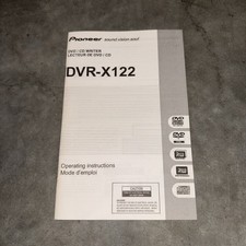 Pioneer DVD CD Writer DVR-X122 original manual not reprinted great condition picture