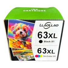LLaollao Ink Cartridges 63XL Black and 63XL Tricolor picture