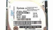 IBM 146GB SAS SFF Hard Disk Drive 42D0632, 6Gbps 10K RPM 2.5