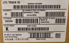 HP 883 5-Liter Latex Ink Cartridge Magenta Genuine/Original G0Z29A picture