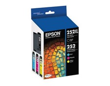 Epson 252XL / 252 Combo Pack, Black High Capacity and C/M/Y Standard  T252XL-BCS picture
