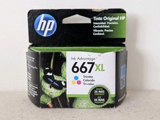 HP 667 XL Tri-Color Ink Cartridge 3YM80AL EXP. 10/2024 picture