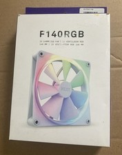 NZXT F140RGB 140mm RGB Case Fan 4-Pin PWM 12V White FDB 89.48CFM picture