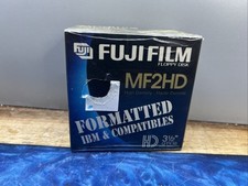 Fujifilm Floppy Disks 2HD 3 1/2” Pack 10 NEW Sealed IBM Microsoft picture