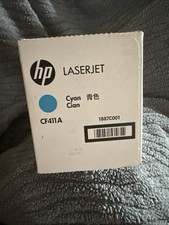 hp LASERJET Cyan CF401X  1886C001 Print Cartridge New Open Box picture