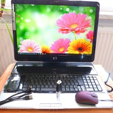 Faulty device HP HDX 9000 20-inch cinema monster car 250 GB SSD Windows 10 HDMI picture