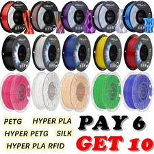 Creality 3D Printer Filament PLA/Hyper PLA/Silk/Hyper PETG/PETG 1.75mm 1KG/2.2lb picture