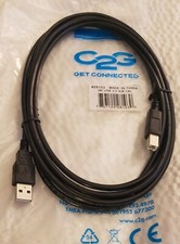 C2G #28103 9.8ft (3m) USB 2.0 A/B Cable - Black picture